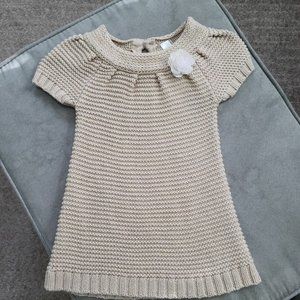 12 Month Gold Knit Dress